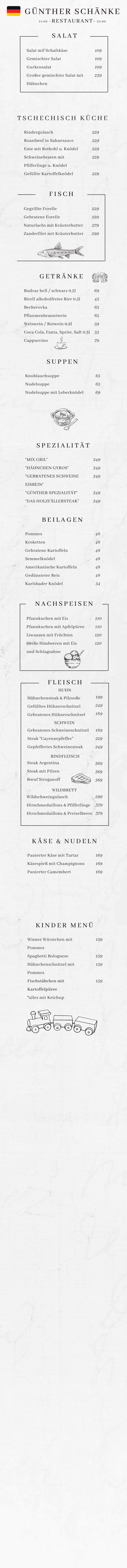 Gunther Schanke Menu German (17 x 210 cm) (1)